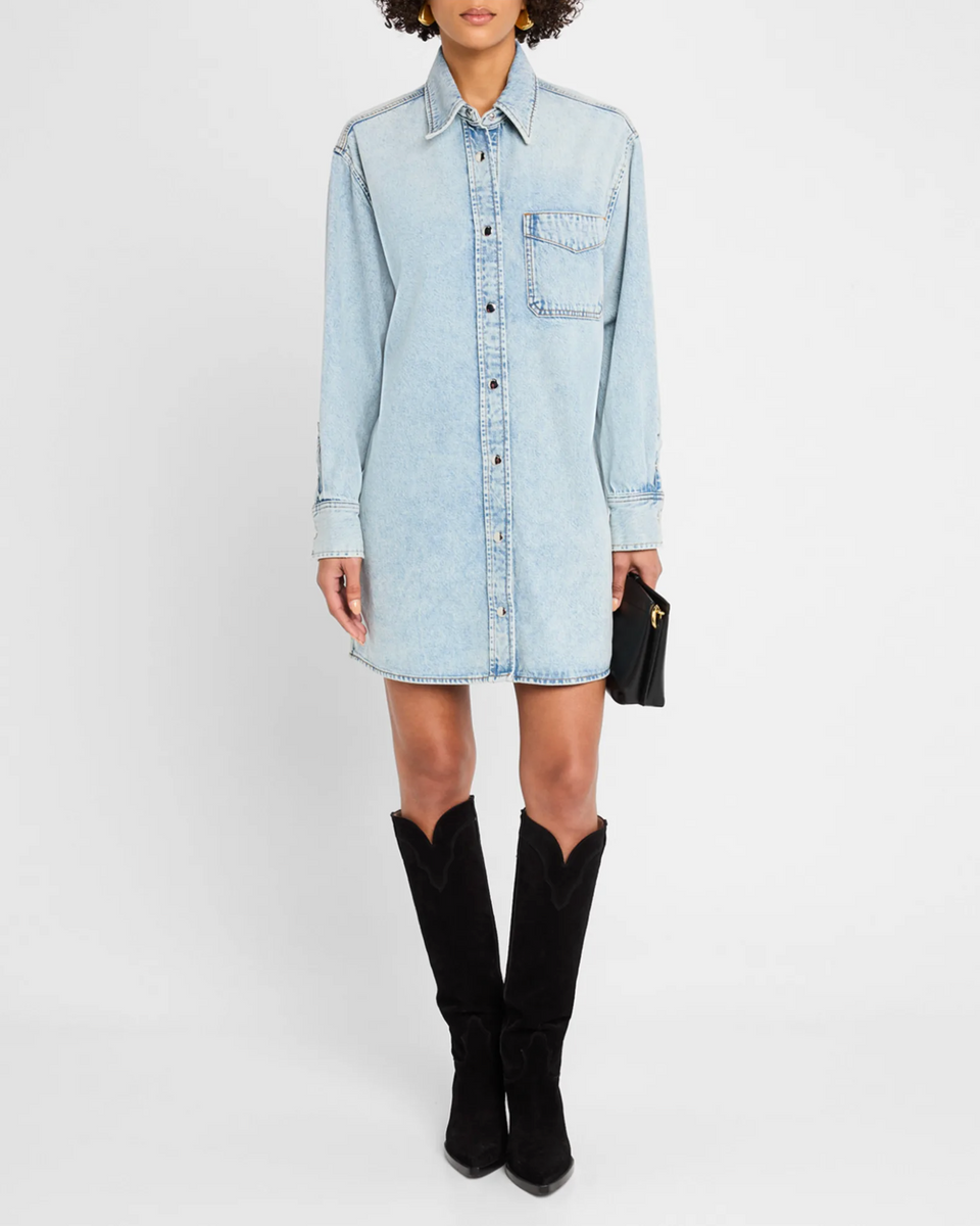 frame t shirt dress FRAME The Sleeveless Shirtdress