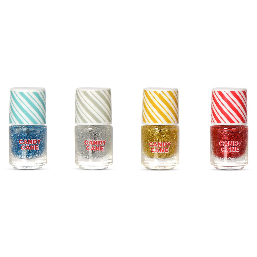 Glitter Candy Cane Nail Polish Set Jones & Daughters