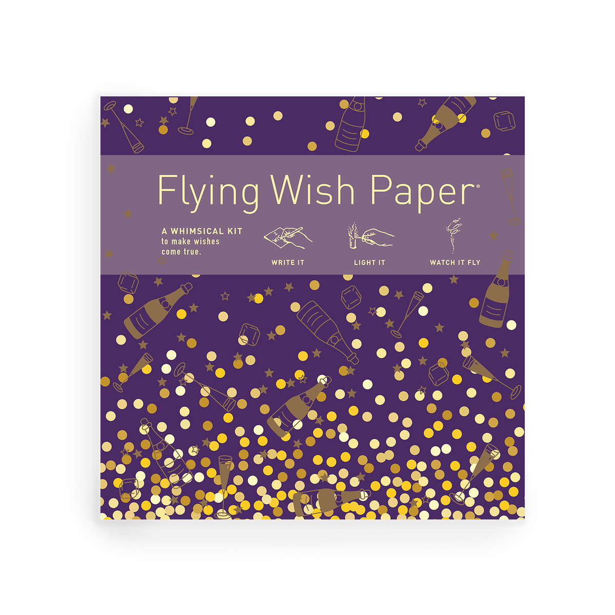Flying Wish Paper Large Kit Champagne Jones & Daughters