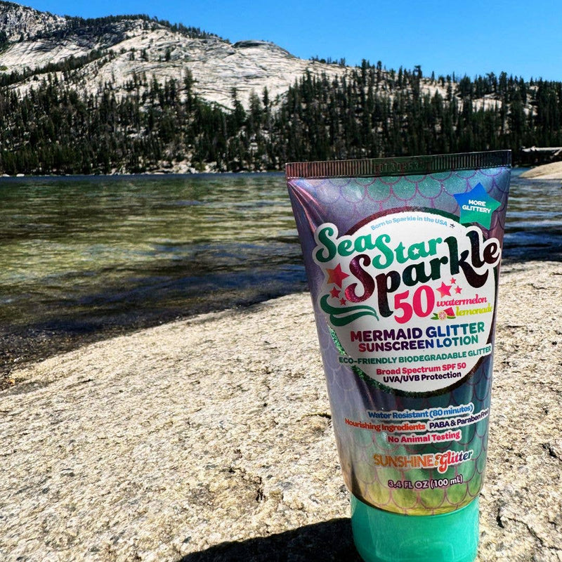 Sunshine & Glitter - Sea Star Sparkle Mermaid SPF 50 Glitter Sunscreen