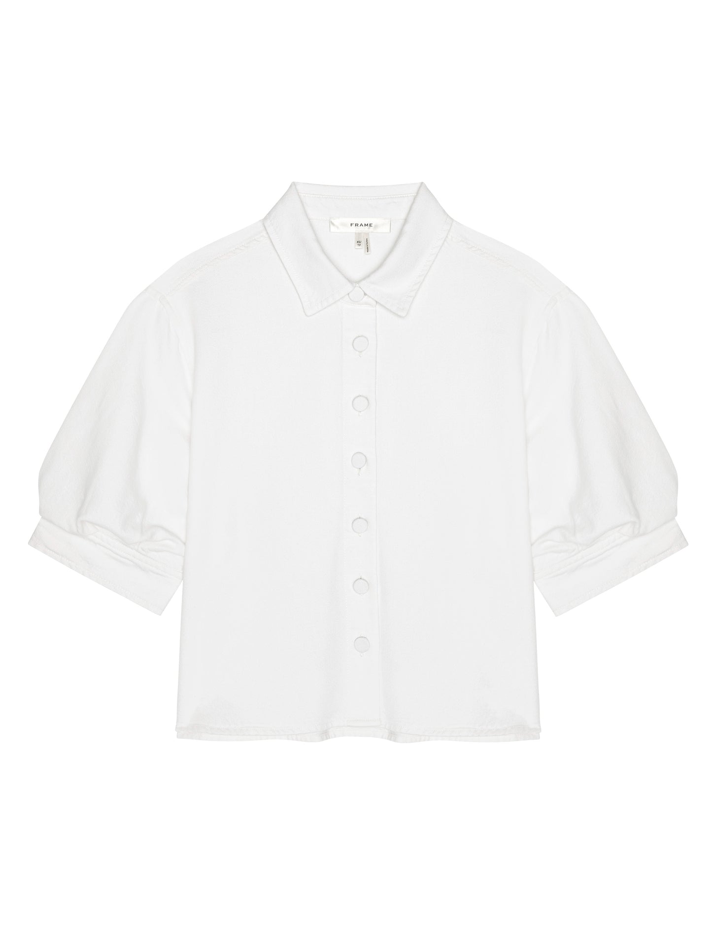 FRAME - The Billow Sleeve Shirt - White