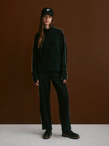 Varley - Rona High-Neck Active Sweat - Black/Snow White