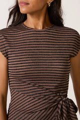 Rails - Gabbie Top - Onyx Cocoa Stripe