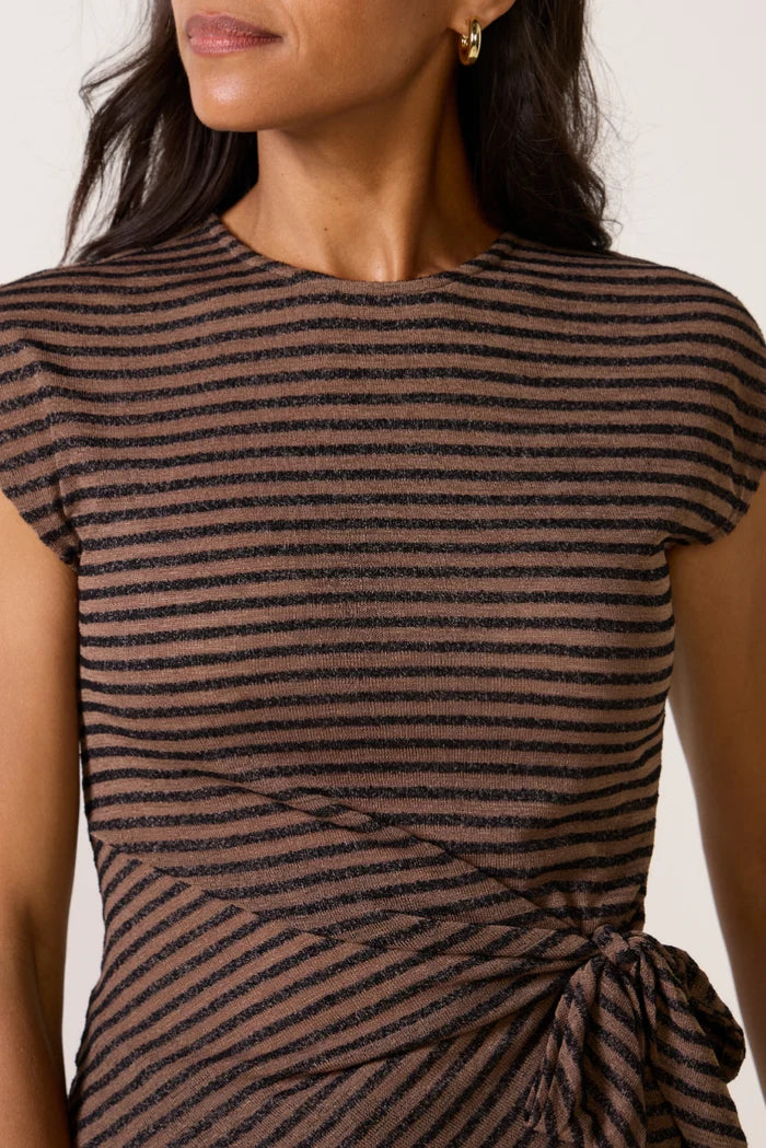 Rails - Gabbie Top - Onyx Cocoa Stripe