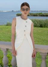 Favorite Daughter - The Rachel Vest - Pearl