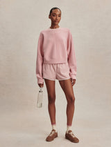 Varley - Tasmin Cropped Sweat - Zephyr Mauve