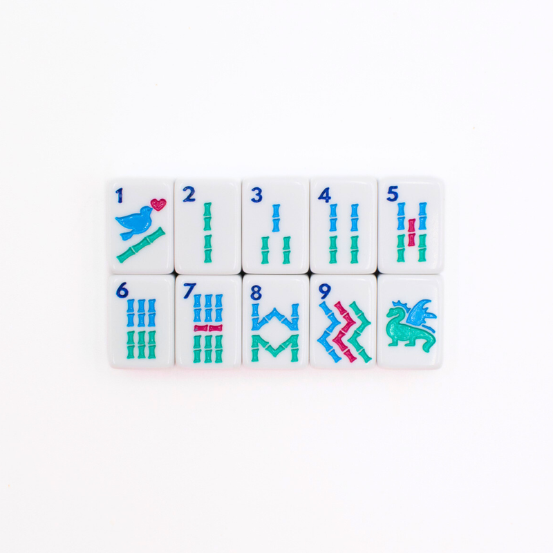 My Fair Mahjong - MINI TRAVEL MAHJONG  |  Mini Anywhere Series  |  White