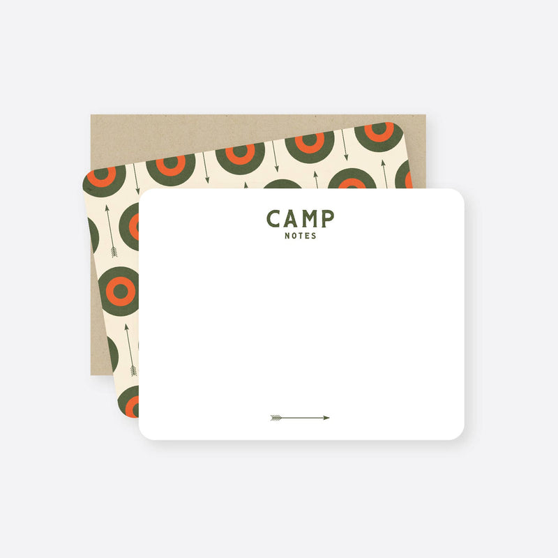 Camp Notes Flat Note Card Set