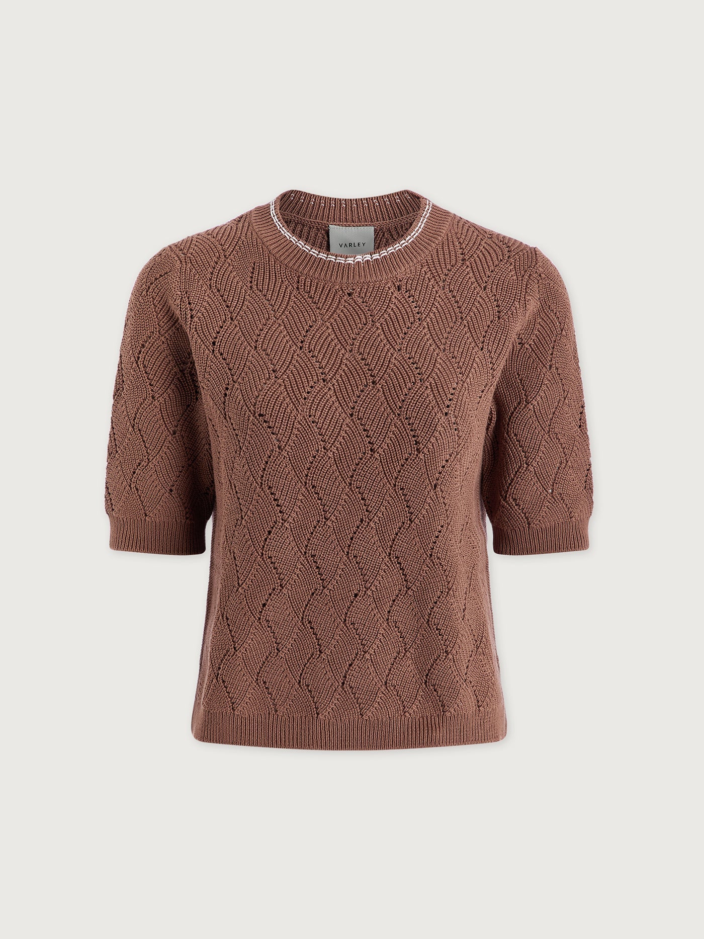 Varley - Agathe Knit Top - Brownie