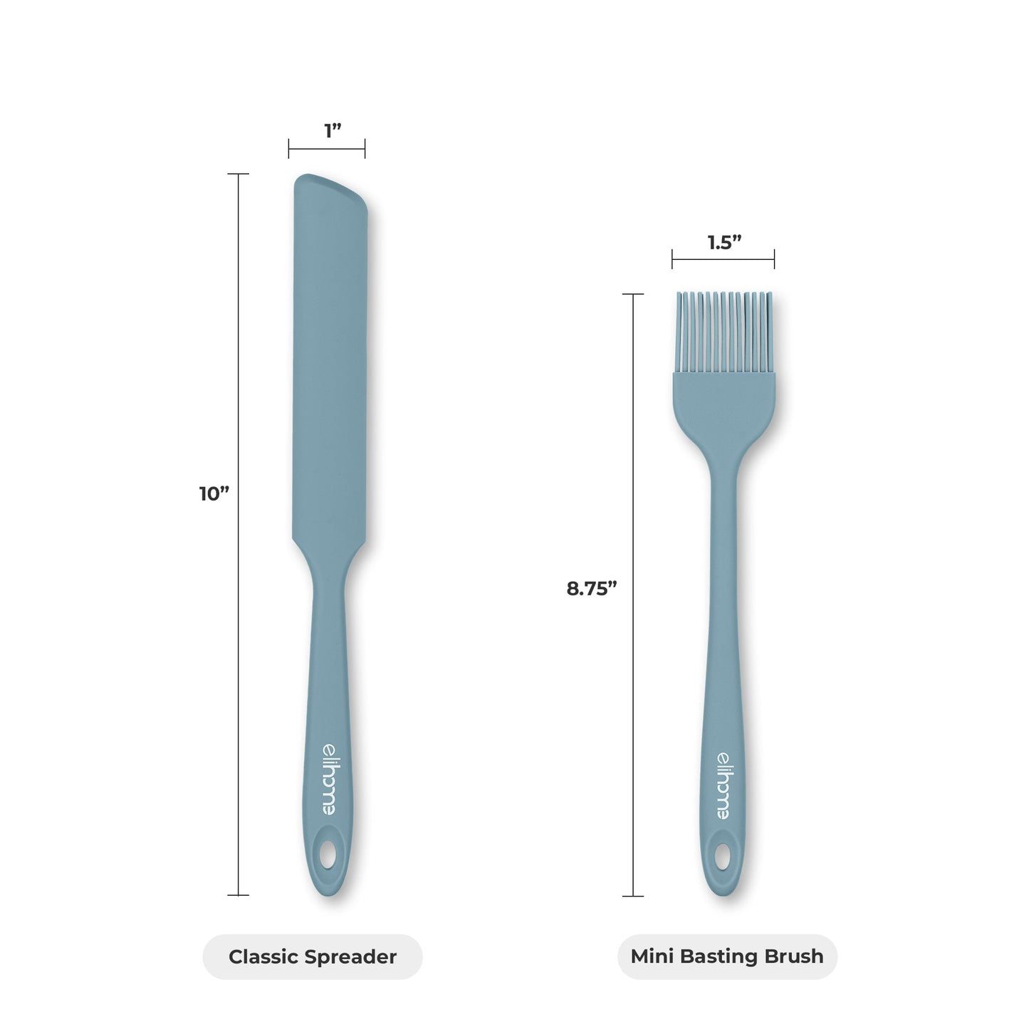 8 Piece Silicone Spatula Set