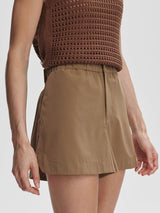 Varley - Nila Mid Rise Short 3.5 - Taupe Stone