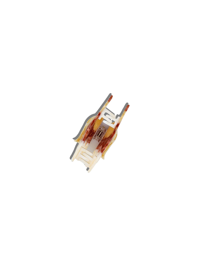 Solar Eclipse - Hand-painted Horse Claw Hair Clip | Eco-Friendly