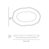 Shallow Bio Oval Platter Medium Set of 4