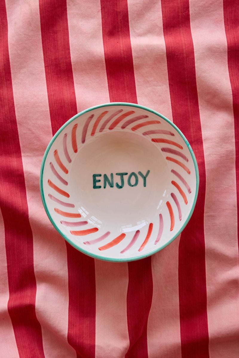 Hand-Painted Salad Bowl