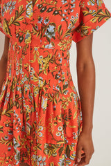 Cara Cara - Nash Mini Dress - Clover Orange