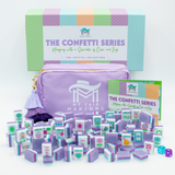 My Fair Mahjong - Crystal Confetti Purple | Mahjong with a Sprinkle of Color