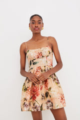 Cara Cara - Alba Mini Dress - Margaux Bloom Ginger