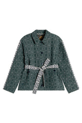 Le Mont St Michel - Vicine Jacquard Jacket - Forest