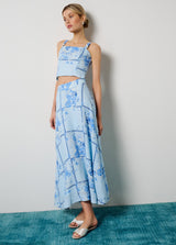 Favorite Daughter - The There For You Skirt - Floral Scarf
