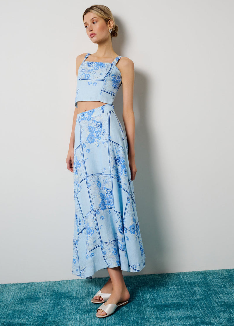 Favorite Daughter - The There For You Skirt - Floral Scarf