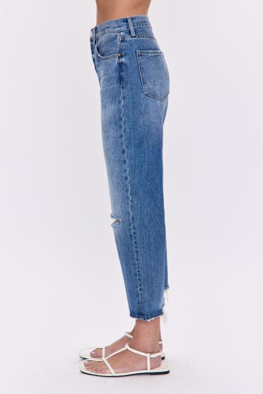 Pistola - Cassie Crop High Rise Straight - Honor Distressed