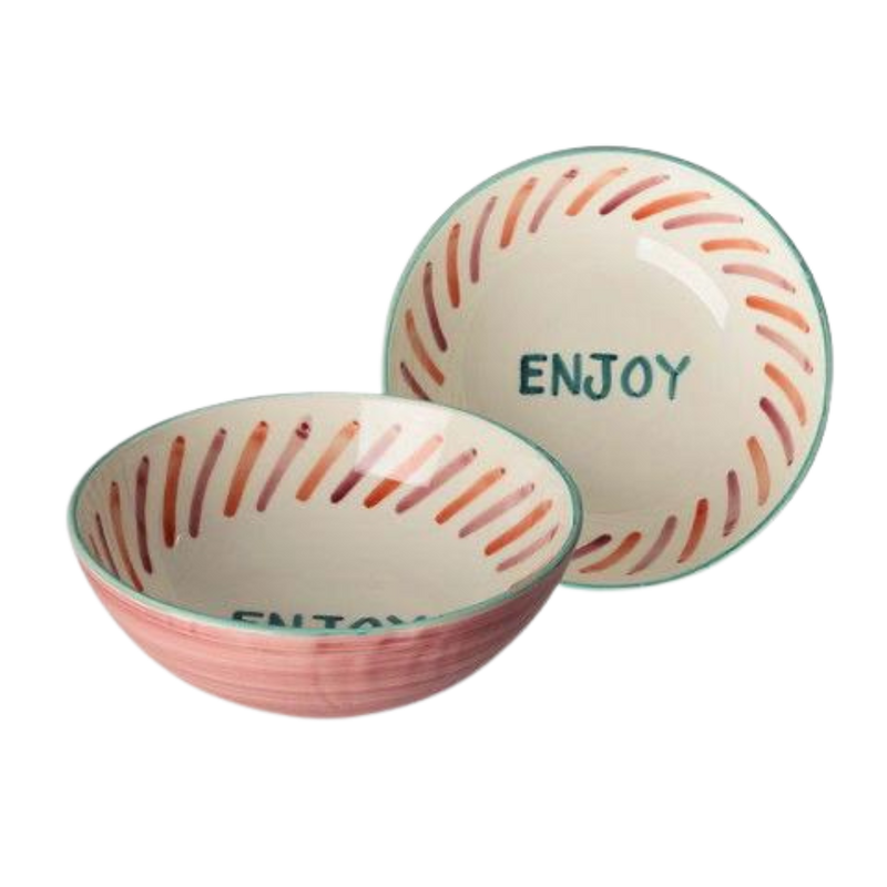 Hand-Painted Salad Bowl