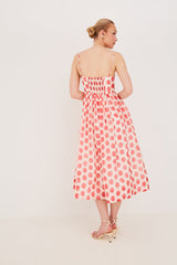 Cara Cara - Pero Midi Dress - Celeste Spot Pink
