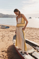 SANCIA - The Sian Top - Canary Stripe