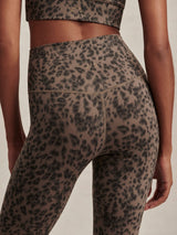 Varley - Freesoft High Rise Legging 28 - Brown Contrast Cheetah