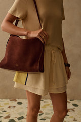 SANCIA - The Asha Shorts - Canary Stripe