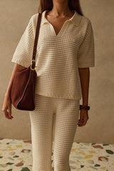 SANCIA - The Zarni Knit Shirt - Dove
