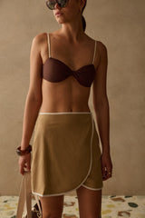 SANCIA - The Demi Skirt - Tan