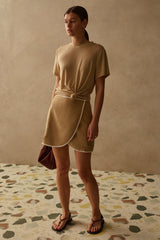 SANCIA - The Demi Skirt - Tan