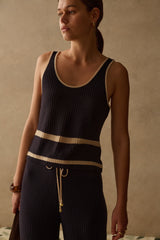 SANCIA - The Cali Knit Top - Caribbean