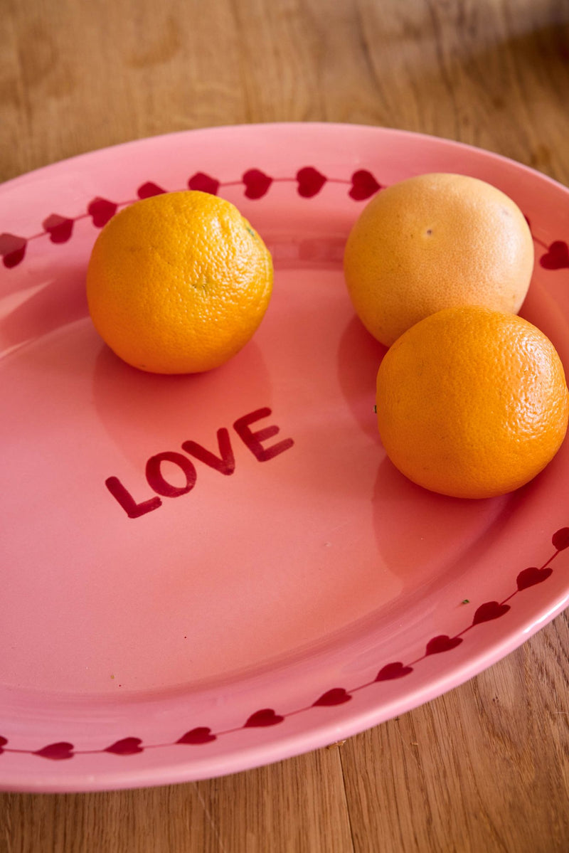 Hand-Painted Serving Platter