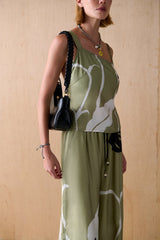 The Reese Cupro Top - Ophelia Floral