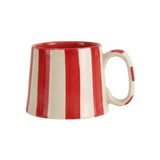 Ceramic Red Stripe  Coffee Cup- 220ml