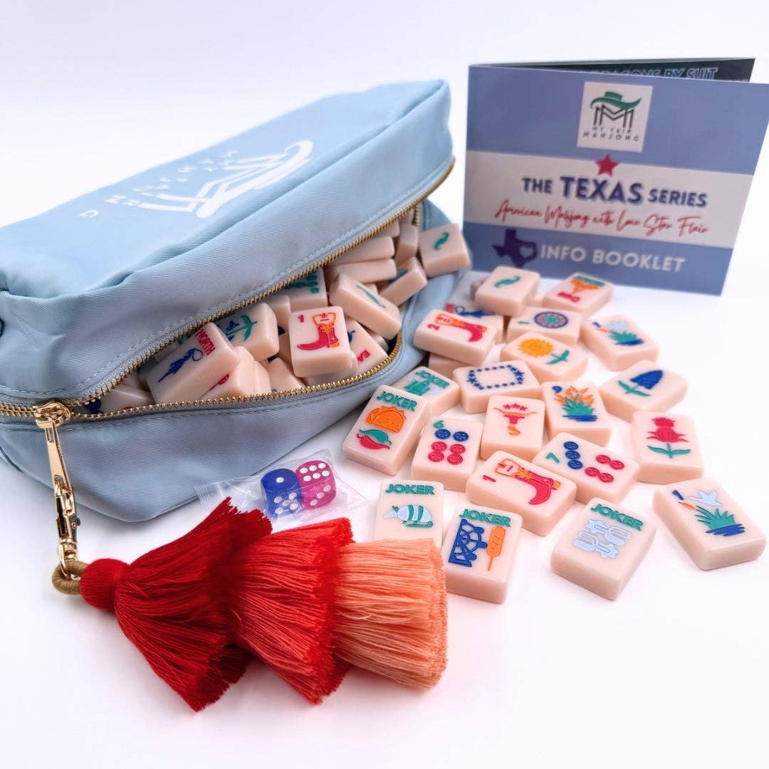 My Fair Mahjong - THE TEXAS SERIES | American Mahjong with Lone Star Flair | Colorful Unique Tiles
