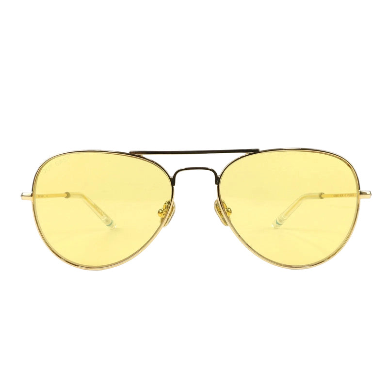 Out East Eyewear - Fairview 18k Sunglasses - Canary Yellow