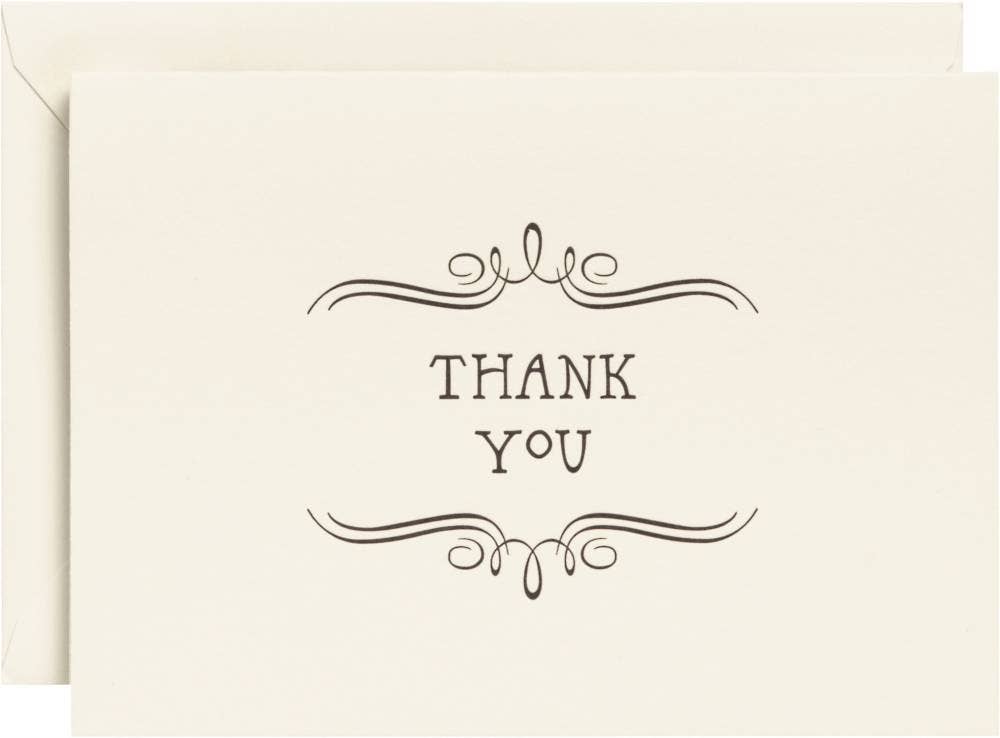 Vintage Marquis Thank You Card Set