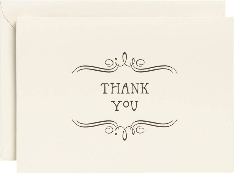Vintage Marquis Thank You Card Set