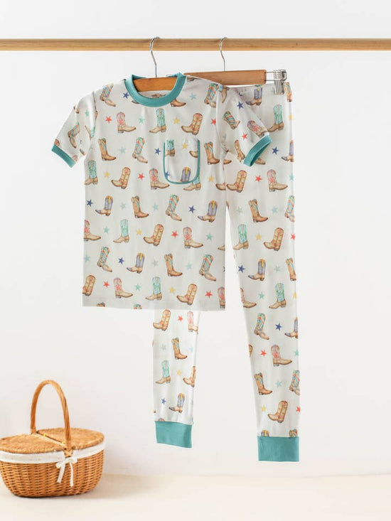 Nola Tawk - Giddy Up Organic Cotton Pajama Set - 7T