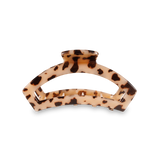 TELETIES - Open Hair Clip - Medium - Blonde Tortoise
