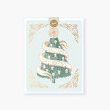 Vintage Christmas Holiday Card, Boxed Set of 8