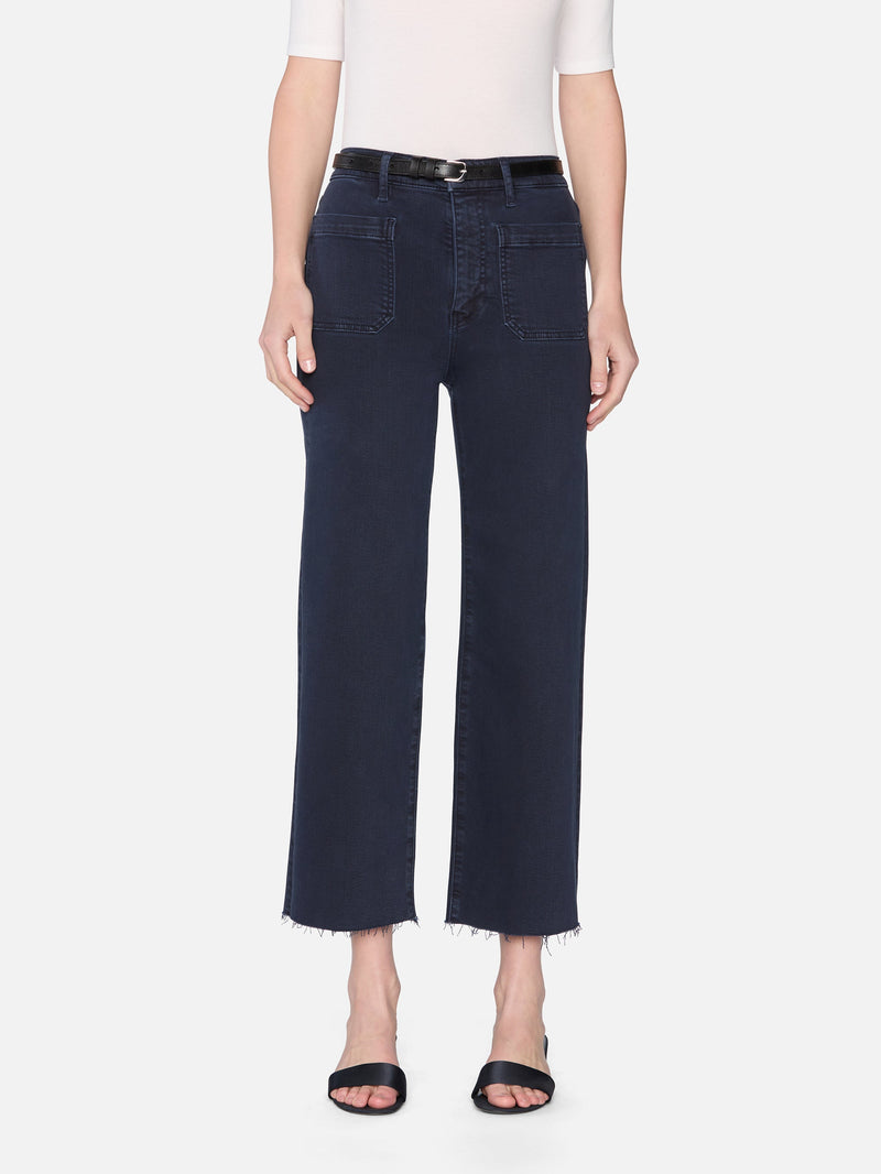 FRAME - The Anchor Pant - Navy Raw Fray