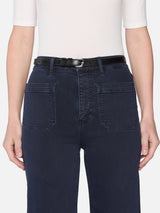 FRAME - The Anchor Pant - Navy Raw Fray
