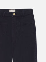 FRAME - The Anchor Pant - Navy Raw Fray