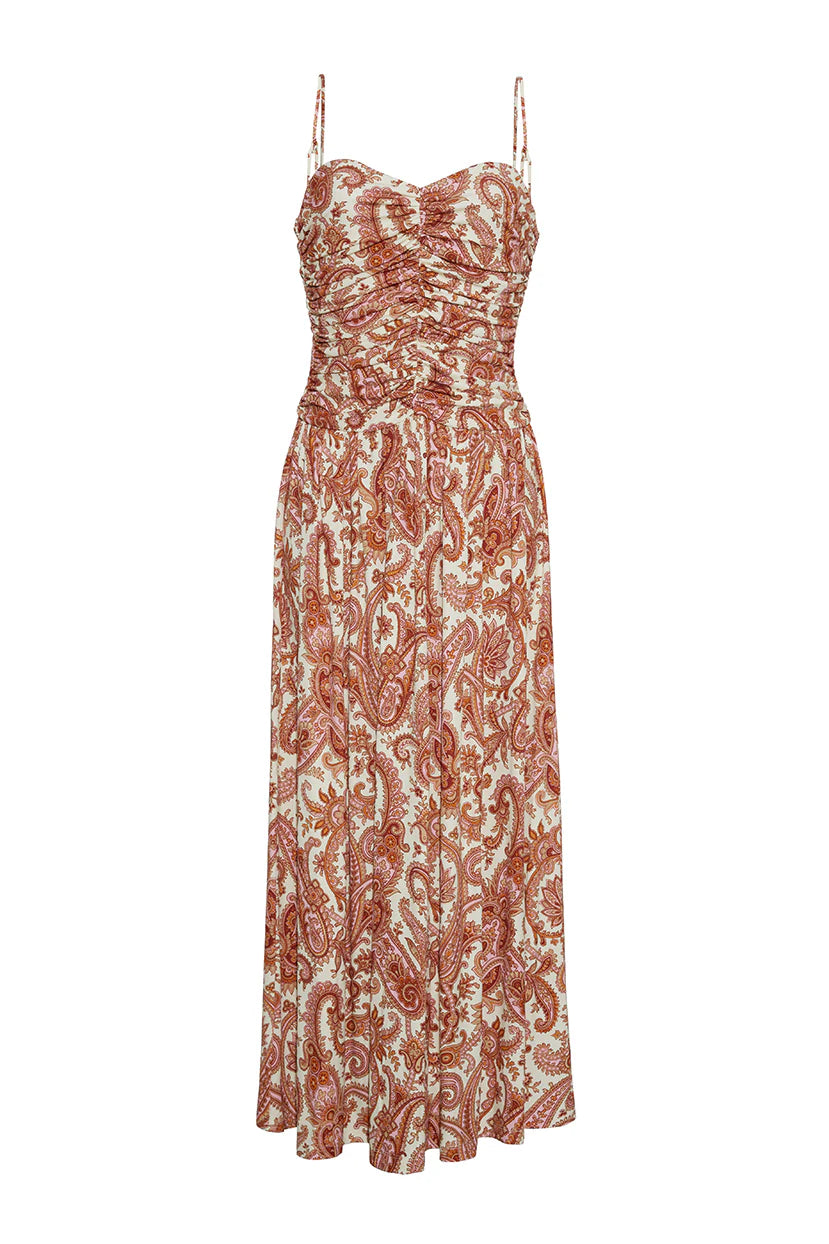 Cara Cara - Azalea Dress - Classic Paisley Egret