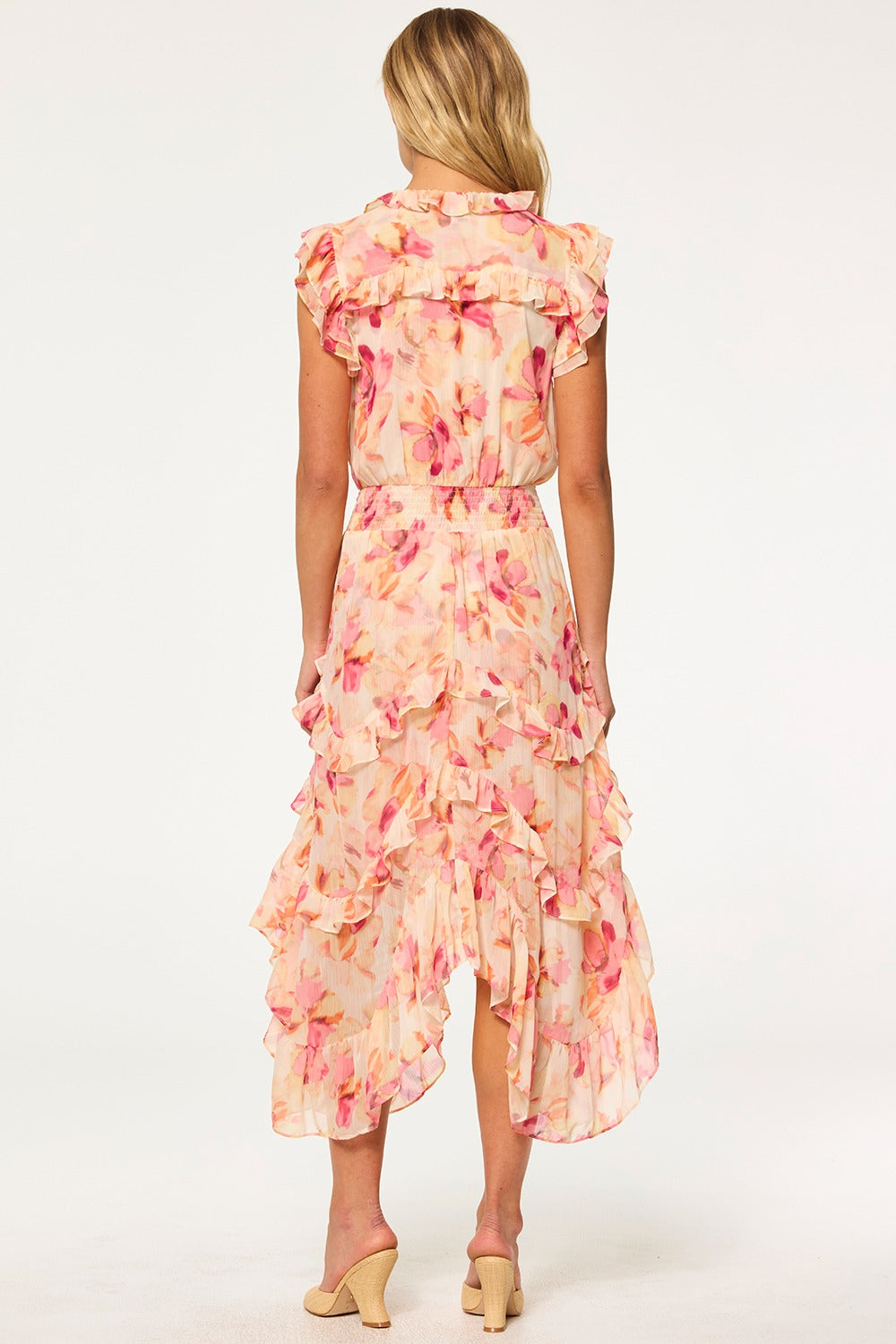 MISA Los Angeles - Dakota Dress - Watercolor Floral