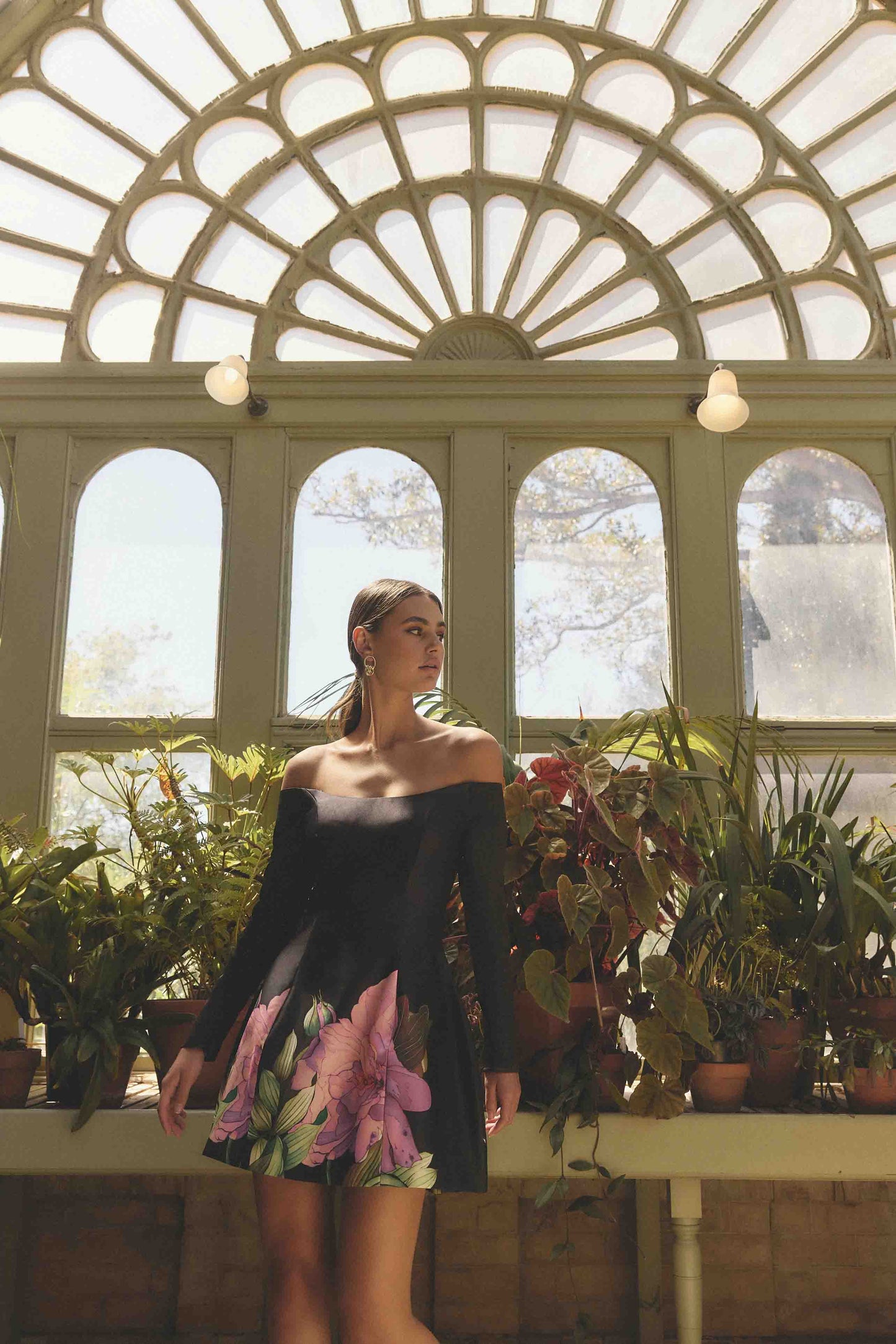 Elliatt - Azelie Off The Shoulder Mini Dress - Black